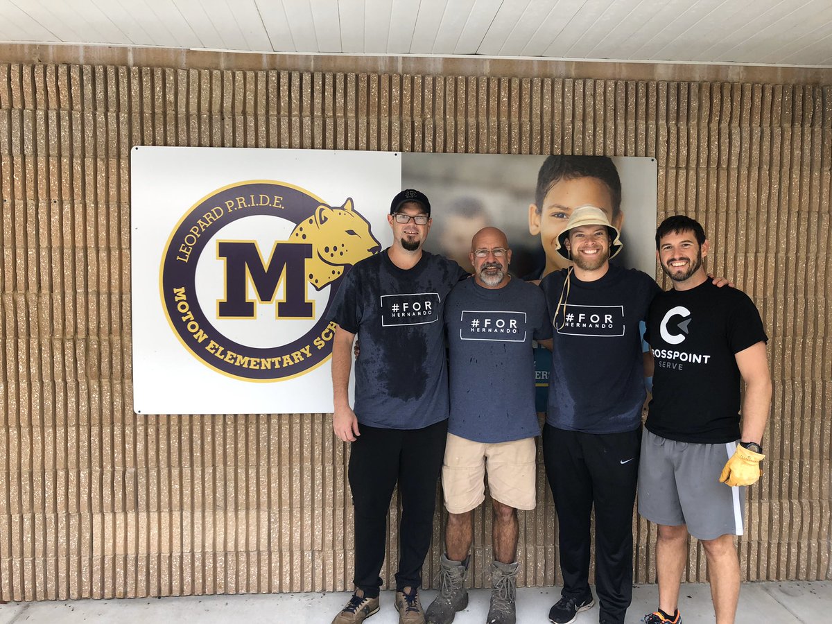 Moton_AP's tweet photo. Huge thank you to Crosspoint Church for coming to Moton to help landscape and clean over the weekend! #ForHernando #LeopardNATION https://t.co/PWa8X19j05