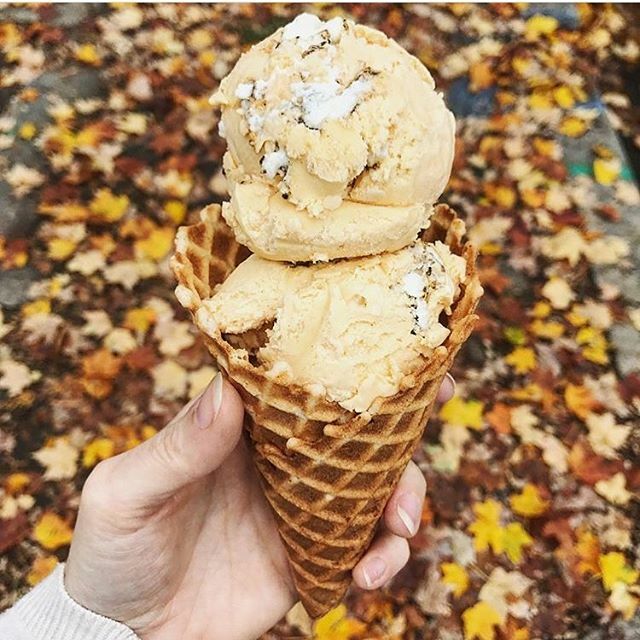 Scarves, sweaters, boots and Sweet Potato Pie ice cream 🍂🥧🧣 ift.tt/345jMzT