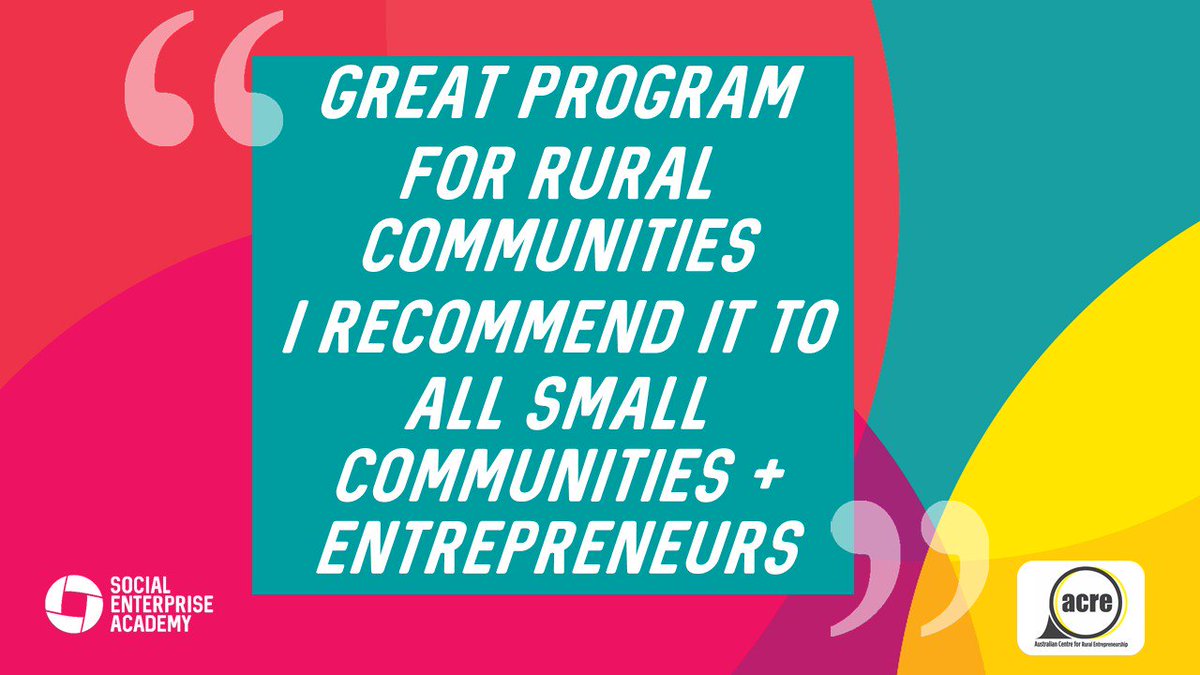 sea_australia's tweet photo. It's Global Entrepreneurship Week + #SocialEnterprise Day so grab the opportunity to book a final space on one of our last 2 #SocialEnterprise workshops this year in #SwanHill or #Bannockburn #SocEnt #SocialEnterpriseDay #GEW2019 Secure your place here: https://t.co/EzJ4yjUaMA https://t.co/HsSdFaxJXt