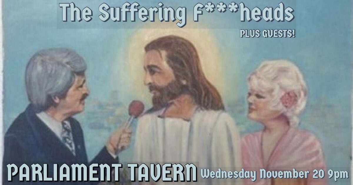 Tonight we gots the masters of #jazzpunk - #TheSufferingFuckheads!
Join us for the madness!
Plus guests!
facebook.com/events/s/the-s…
