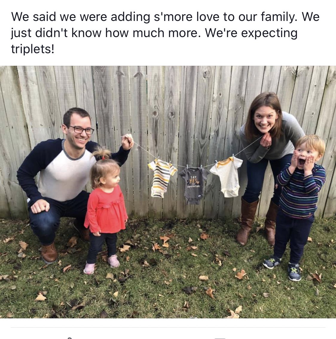 meganbradleymb's tweet photo. So, I’m about to be an Aunt to Triplets.....but the big sister in me can’t stop laughing at my baby brother! 🤣🤣🤣🤣#5under5 https://t.co/9hrG7L5eFy