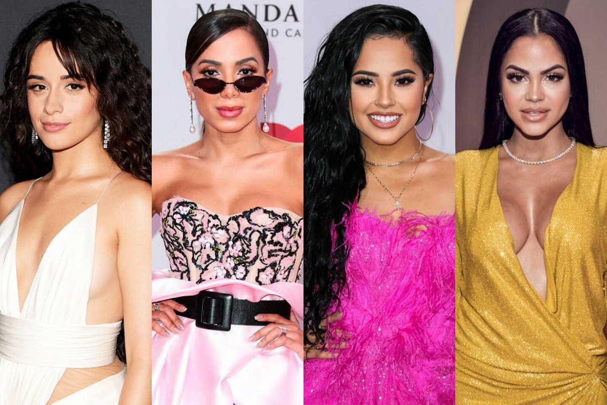 Cantantes latinas que más han ganado premios este año (2019) hasta el momento:

• Camila Cabello - 17
• Anitta - 16
• Becky G - 14
• Natti Natasha - 10