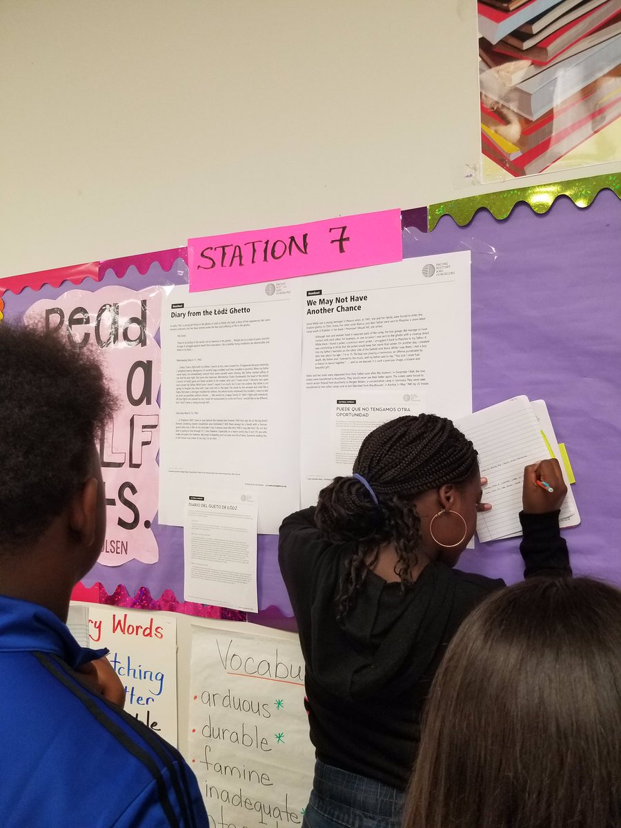 Brogden_MS's tweet photo. 8th Grade Holocaust Gallery Walk https://t.co/OVe7kP8w6o