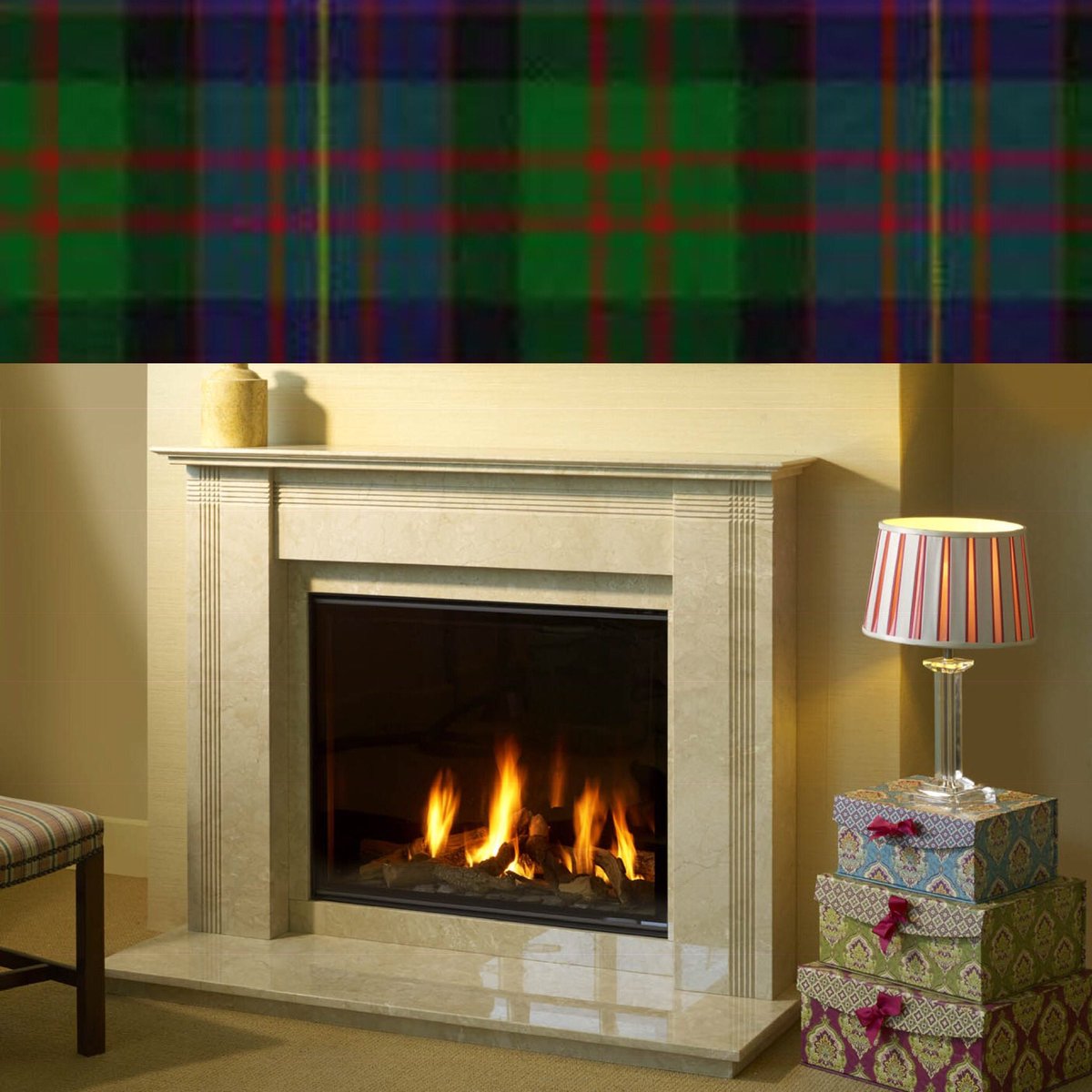 MontpellierNS's tweet photo. And we’ve got just the fireplace 🔥 #cameron #tartanfireplace #bythefire https://t.co/1U2Cl36OP1