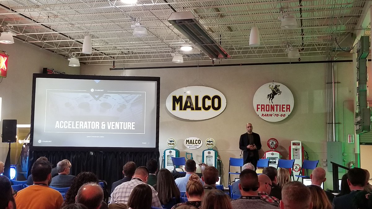 Hyperspace_AFRL's tweet photo. Thank you @vdadmahi from #Starburst for sharing the latest on the state of the #space #startup industry! Let's keep growing! #accelerator #aerospace
#hyperspacechallenge #spacestartupsummit https://t.co/joHUdAPnTk