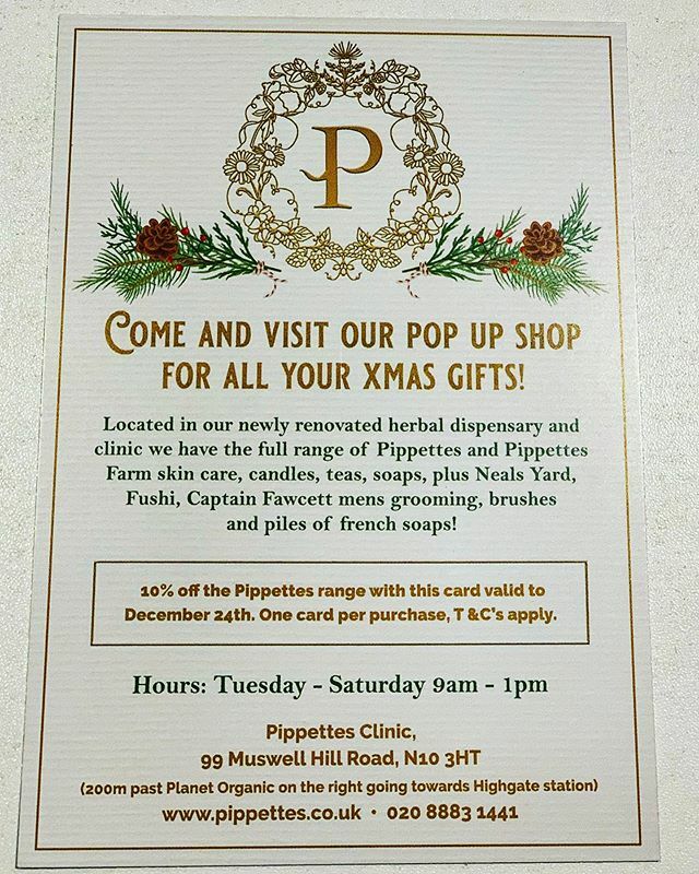 🌟🎅Our little store is coming back to Muswell Hill 🎅🌟
From this Saturday 23rd November 🌿😊
.
.
.
.
#pippettes #pippettesclinic #muswellhill #n10 #pippettesfarm #organic #biodynamicfarm ift.tt/2KGVQeu