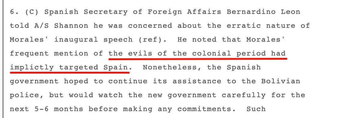 For those who commit genocide, you'd think they would be able to handle a slight bit of mean words!WTF? https://wikileaks.com/plusd/cables/06LAPAZ179_a.html