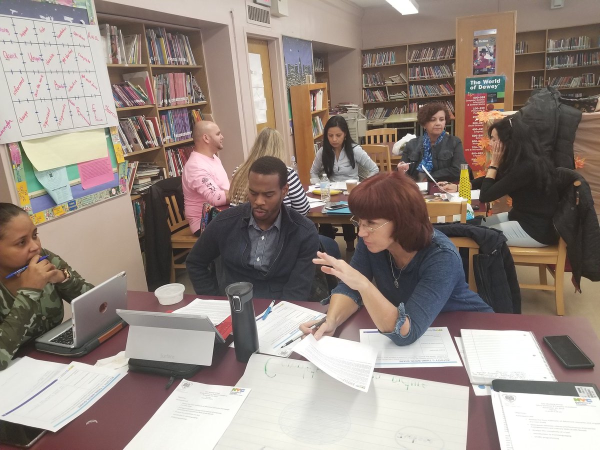 SylviaGimenez1's tweet photo. ENL Coordinators @D32Bushwick analyzed a case study and wrote the strengths and recommendations of the teacher's use of Hallmark 1 and 2 in order to strengthen core instruction. @ExecSuptKWatts @pizzillo @BKNorthNYCDOE #WeAreBrooklynNorthStrong #AdvancedLiteracies #ILF https://t.co/xEwcKREnxv