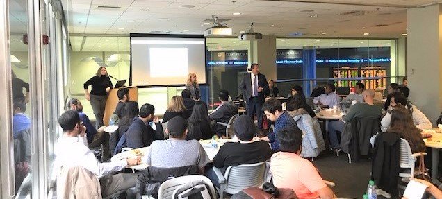 uconnmba's tweet photo. Healthy Competition: Our Internal Case Challenge is under way this week! Thank you to our partners at Hartford HealthCare: Barry Stein, Chief Clinical Innovation Officer, and Beth Chaty, VP of Network Development, and our faculty, Mary Caravella and Julia Winer. https://t.co/5howB1f2SI