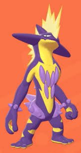 Amped form Toxtricity is an exact 50/50 hybrid of Spyro the Dragon and Crash Bandicoot, and I'm loving the PS1-era edgy mascot energy he brings to my #SwordAndShield team