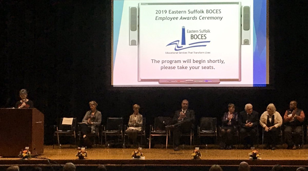 CTEprogram's tweet photo. One of the highlights of the year- our annual #EmployeeAwardsCeremony.  Each year @ESBOCES takes time to recognize some of the AWESOME talent we have within our Administrative, Teacher, Paraprofessional and Civil Service staff. #ESBOCESCares #AcknowledgementMatters https://t.co/MXBRquT6kd