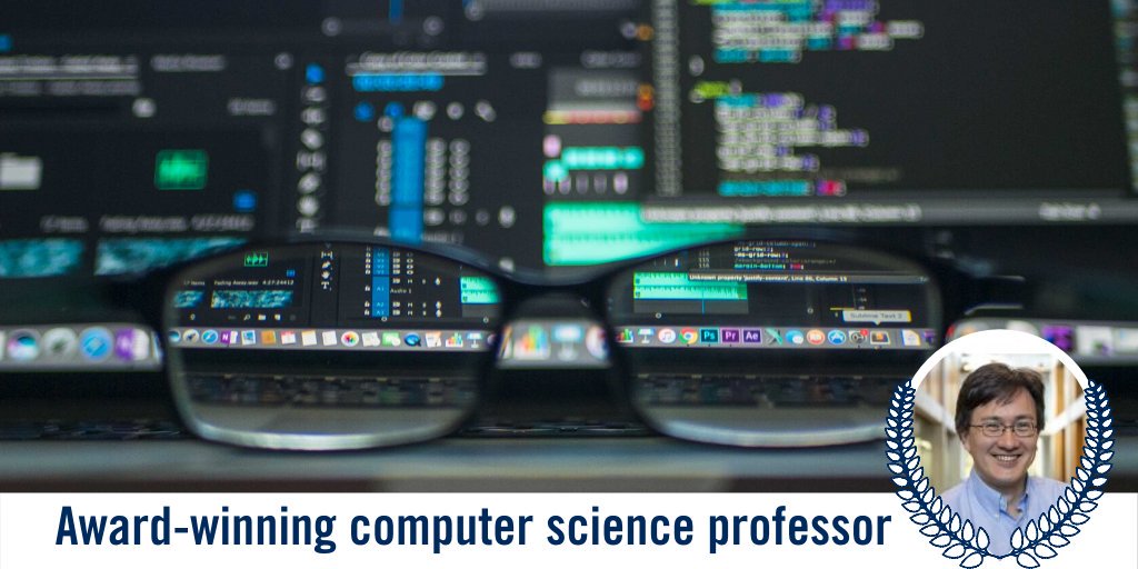UTM's tweet image. UTM #ComputationalSciences prof. Andrew Petersen was recognized by the Ontario Confederation of University Faculty Associations with the 2018-2019 #OCUFA Teaching Award. 🎉   

Learn more on his accomplishments: bit.ly/342ReXU
