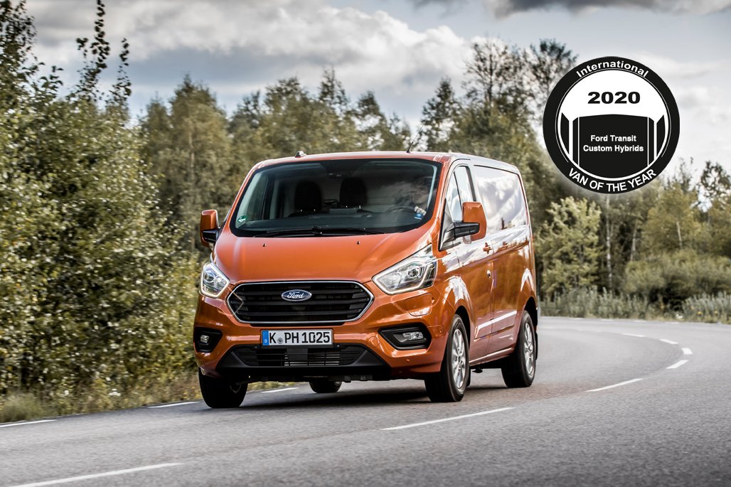 Ford Transit Custom Hybrid is International Van of the Year 2020! CONGRATULATIONS <a href="/Ford/">Ford Motor Company</a>