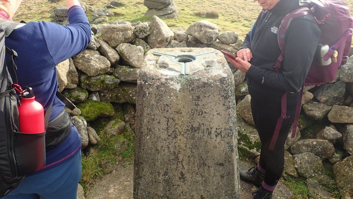 OllyPJ's tweet photo. #RipponTor held our only #TrigPoint of the day.
#MiniTenTors #SummitOrNothing https://t.co/3v9IKPKZpL