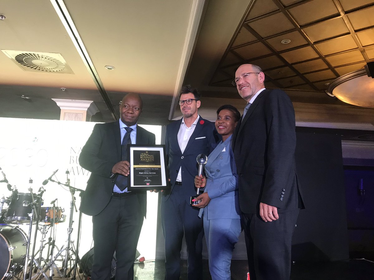 National Business of the Year Award goes to Bigen!

#bigen #SABizAwards #build #winners #stronger