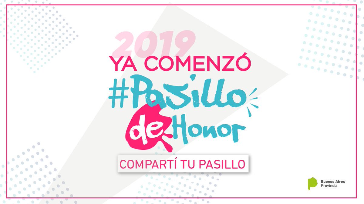 Comenzó #PasilloDeHonor 2019 en todas las secundarias de la #ProvinciaBA🎉 ¿Cómo preparás el tuyo? 🎓👉abc.gob.ar/pasillo-de-hon…