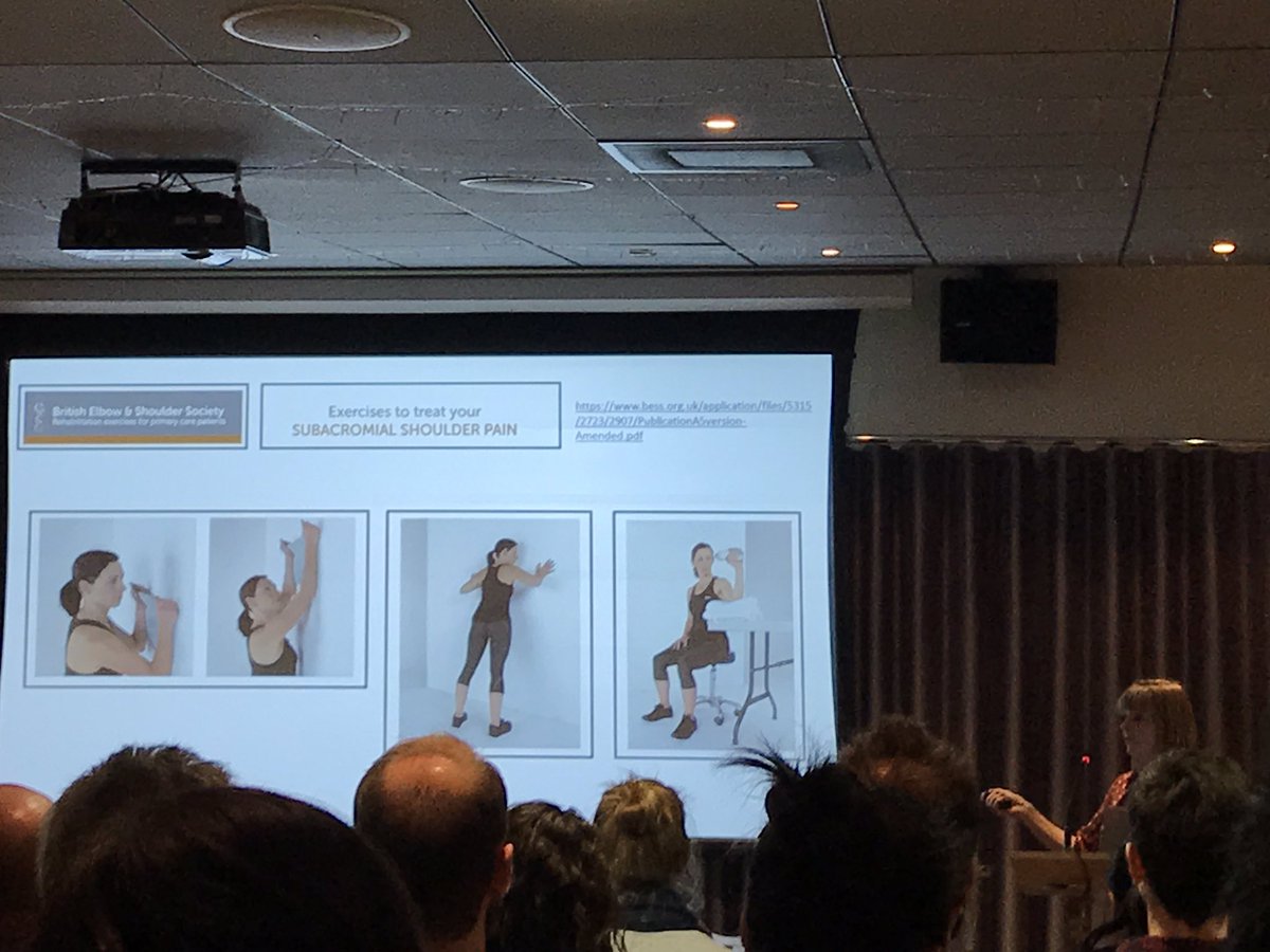 KayakShel's tweet photo. Learning about shoulder pain and instability this evening with @DrAndyCallaway all useful information and linked well with our recent paper https://t.co/d64Bh6nRy5 https://t.co/IsfNCsalmc