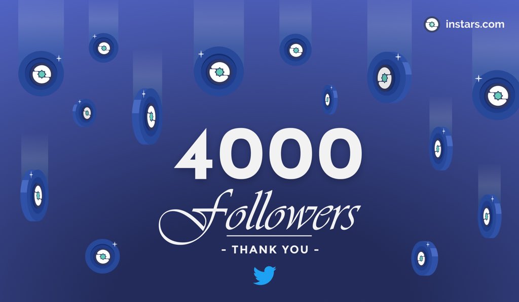instarscom's tweet photo. Thanks to all of our earliest $INSTAR supporters for helping us reach 4K followers on Twitter! R/T + comment your @instarscom wallet address below if you haven’t already! ☔️

This is just the beginning! #ALLINSTAR 💫 https://t.co/7wDsfOB7N3