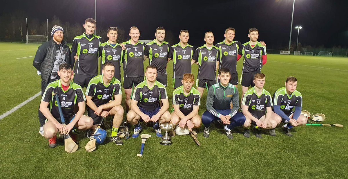 KiladanganGAA's tweet photo. Well done to Liam Hayes who was in goals for Atlantic Aviation Group who won the County Clare Inter Firms Final recently. https://t.co/2NES3jcOB2