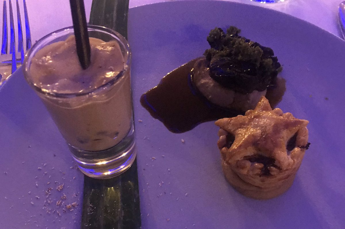Amuse of a trio of mushrooms <a href="/TerreaTerre/">Terre a Terre</a> #brightonchefstable2019