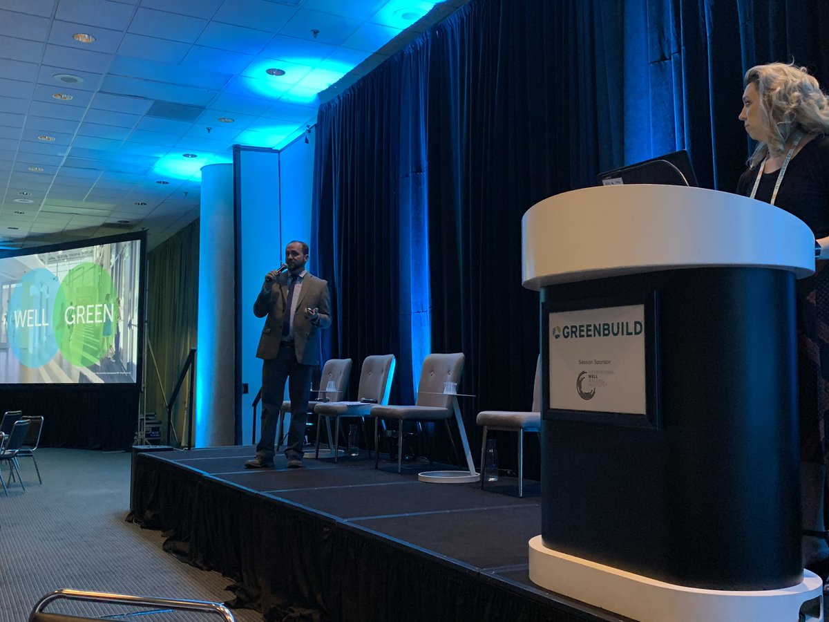 USGBC Texas presenting at Greenbuild!  The Historic DallasHigh School — LEED, WELL and FitWel.  @perkinswill_DAL Mary Dickinson and Garrett Fergusson