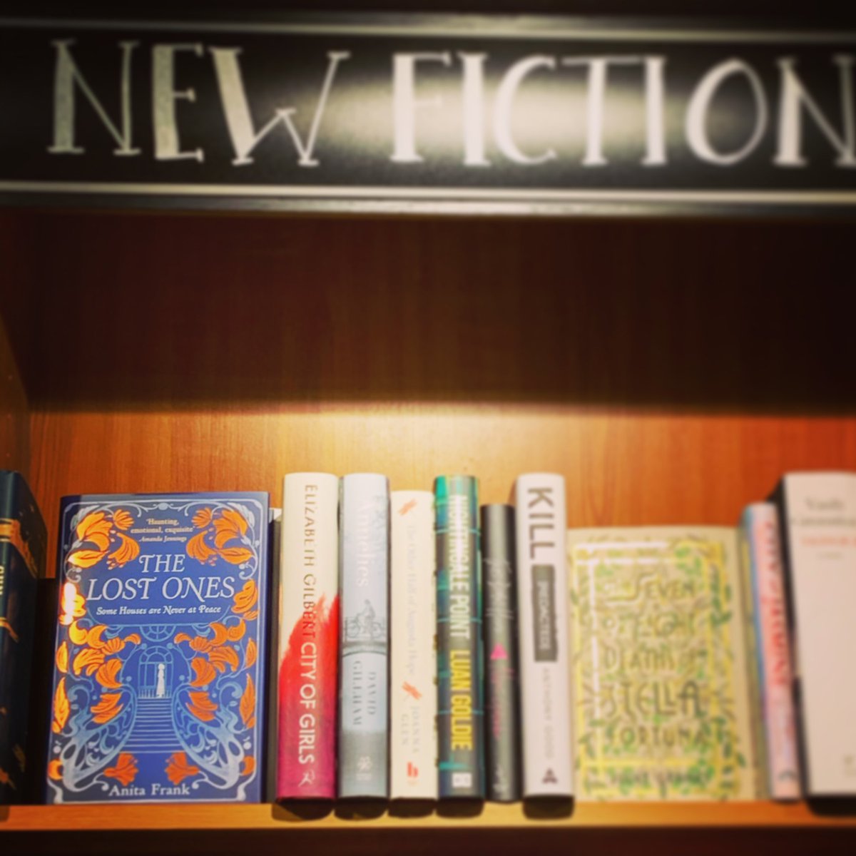 Look <a href="/Ajes74/">Anita Frank</a>! #TheLostOnes has made it to Cornwall. I may have ‘helped’ <a href="/WaterstonesTRU/">Waterstones Truro</a> with their display. 😉 Can’t wait to read it.