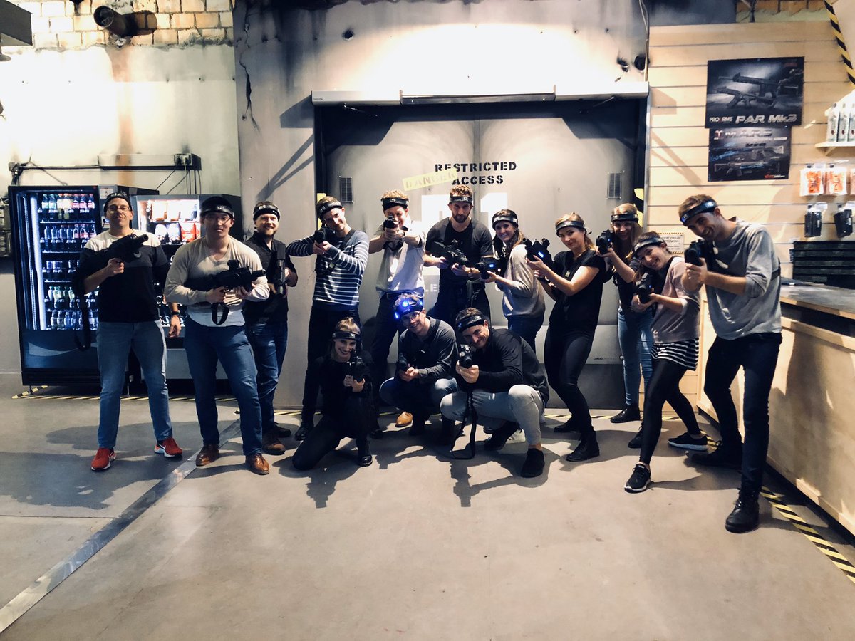yOUng recruits of the OU on a mission! 🔫 Thanks to the brave soldiers out there for their participation and for putting their lives on the line! 💪🏼 #youngprofessionals #lasertag #missionaccomplished