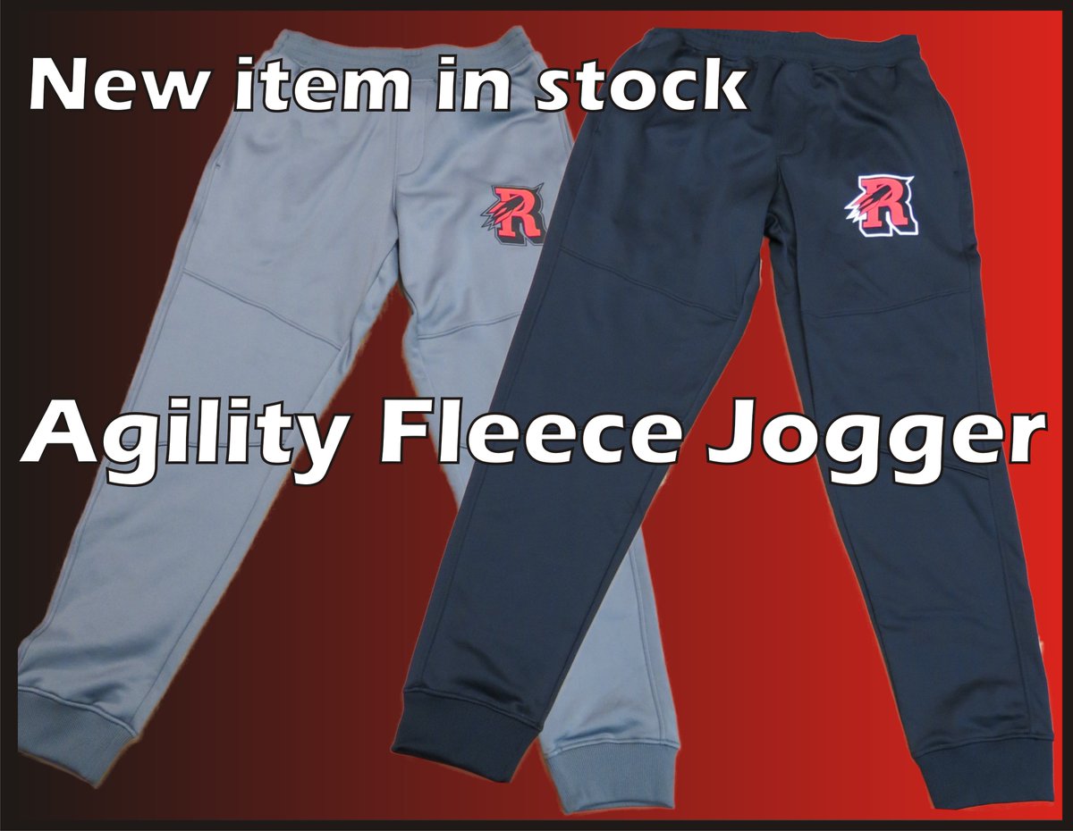 ReadingTrophy's tweet image. Come check out our new item, Agility Fleece Jogger!
Crazy comfortable, the Agility Jogger is made from 6oz poly-tech fleece that moves easy and looks great. Tapered legs give it a modern athletic look to match its old school comfort #01867 #readingrockets #shop01867 @StudentRMHS