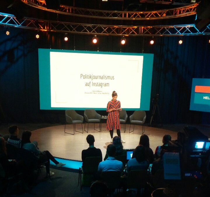 AnniBrowny's tweet photo. Mein Keynote-Highligt des #mfmw 2019: Serious Content On Instagram von @Helene_Reiner - Gründerin der NEWS WG des @BR_Presse
Erkenntnis: Aus einer innovativen Schnapsidee kann eine Redaktion werden. Und auf Instagram stechen Einordnung und Hintergrund die Aktualität. https://t.co/BDKPRuMTfY