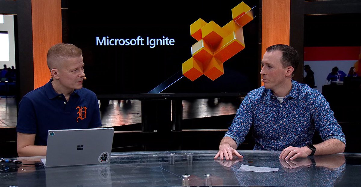 tomorgan's tweet photo. At Microsoft Ignite 2019, I interviewed @vesajuvonen on the Microsoft Ignite Live Stage and talked about the exciting new SharePoint announcements, including the SharePoint Look Book (with a demo)
Watch the video: https://t.co/LEgvVqurXC
#MSIgnite #MSIgniteLive #SharePoint https://t.co/3x2gJgFAKM