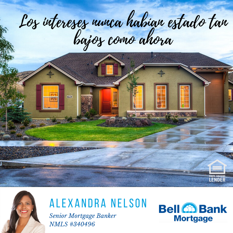 AlexNelsonBell1's tweet photo. Los intereses nunca habían estado tan bajos como ahora. Comunícate con Alex Nelson llamando a (651) 442-6218.🏡🌟 

#mortgage #downpayment #assistance #interestrates #firsttimehomebuyer #loan #openhouse #conventional #alexandranelson #mortgagebroker https://t.co/fPu9sQl3Ls