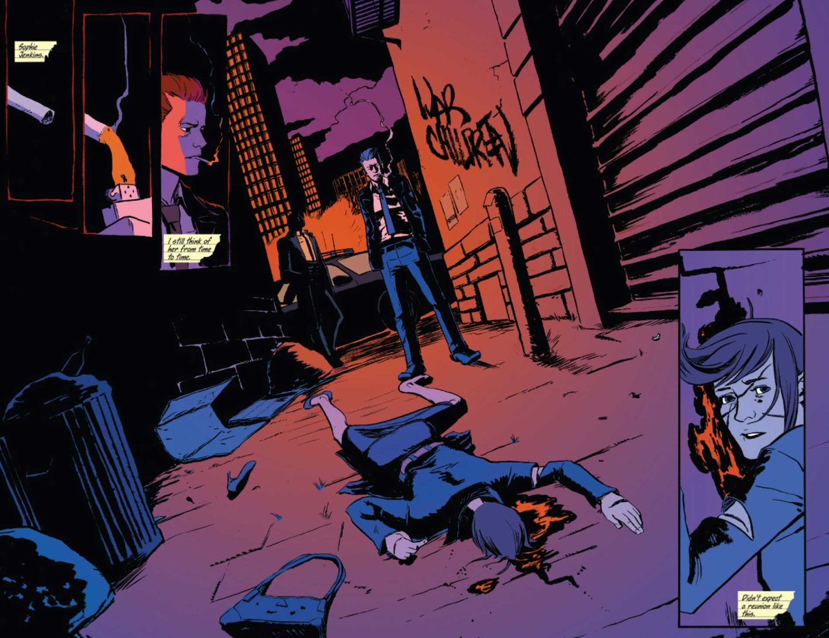 50. SPENCER & LOCKEBy  @Peposed,  @JorgeSantiagoJr,  @Jasen_Smith and  @colinbell"What if Calvin and Hobbes grew up in Sin City" is the hook for this.A perfect blend of Who Framed Roger Rabbit and Kiss Kiss Bang Bang
