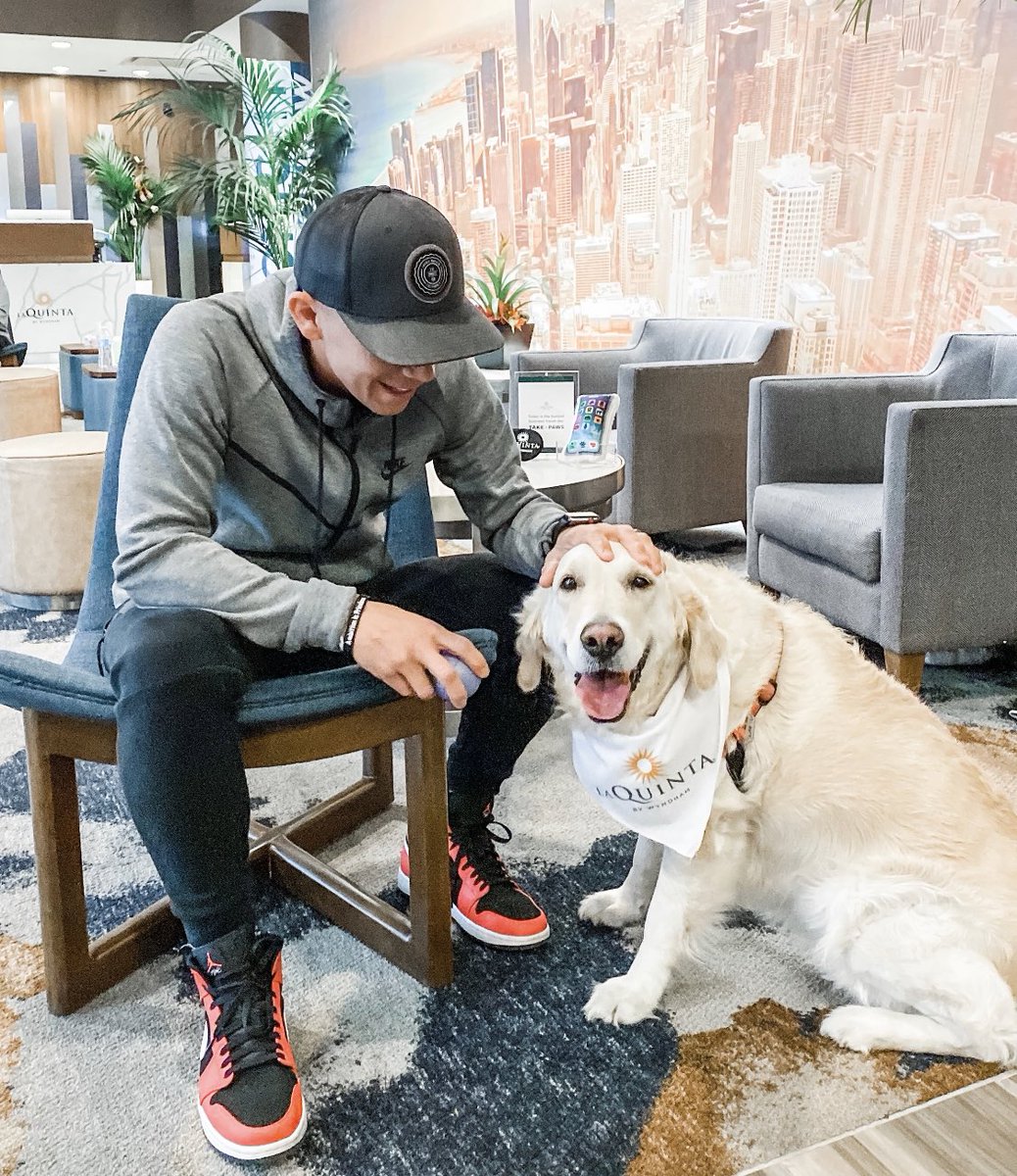 Peter Voogd | The MAVERICK 👑 (@petervoogd23) on Twitter photo I’m out on the road again at <a href="/LQ/">La Quinta by Wyndham</a> & they get it - they're giving biz travelers access to therapy dogs, weighted blankets & yoga today to help ease the stress on the busiest business travel day. Rest Rejuvenate Routine! All three help me stay on the top of my game #ad #LQPuppyPaws I’m out on the road again at <a href="/LQ/">La Quinta by Wyndham</a> & they get it - they're giving biz travelers access to therapy dogs, weighted blankets & yoga today to help ease the stress on the busiest business travel day. Rest Rejuvenate Routine! All three help me stay on the top of my game #ad #LQPuppyPaws