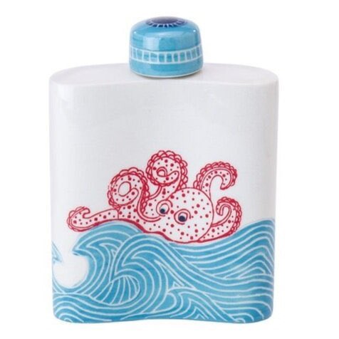 We love this octopus flask by C&amp;M Ceramics! 

giftguidemaine.com/home-goods/oct…

We also love and appreciate our friends at <a href="/AllagashBrewing/">Allagash Brewing Co</a> for sponsoring this year's gift guide. Thanks, Allagash!