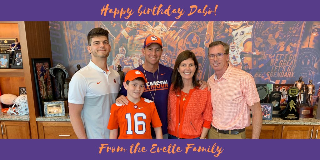 Happy 50th Birthday to Coach Dabo Swinney! 