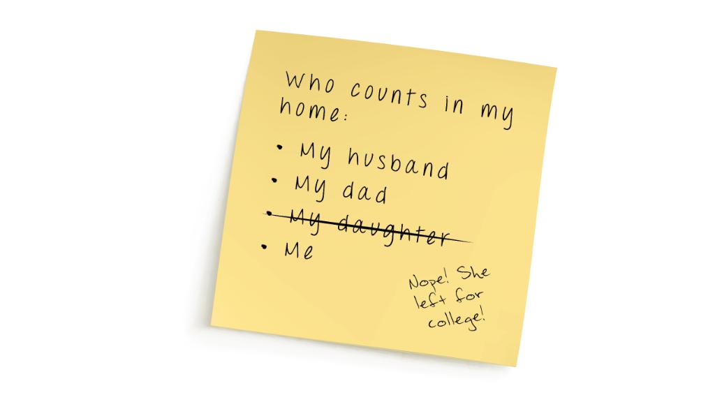 uscensusbureau's tweet photo. The #2020Census is a snapshot of your home on April 1, 2020. If your kid spends most of their time away at college, don’t count them on your census form. Learn more about responding to the census: https://t.co/K3jzM3Ov0B https://t.co/tn1TOihUTZ