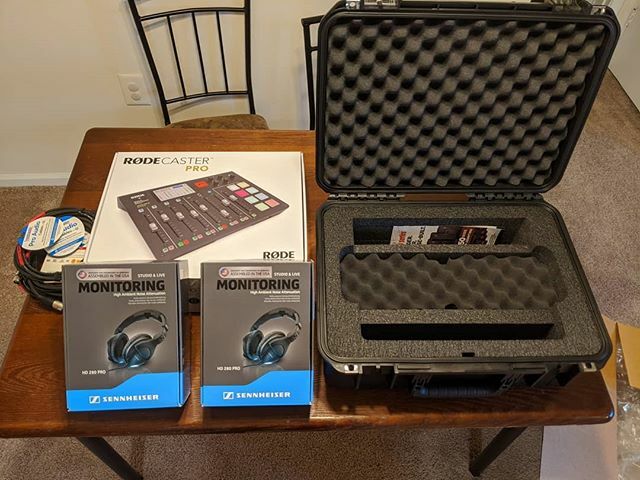 offcenterarcher's tweet photo. We have decided to upgrade our podcast equipment to bring better audio to the listeners. @rodemic @skbcases @sennheiser @sweetwatersound
#podcast #microphone #recording #betteraudio https://t.co/5nZfQZbW1W https://t.co/fkB4Y00eSY