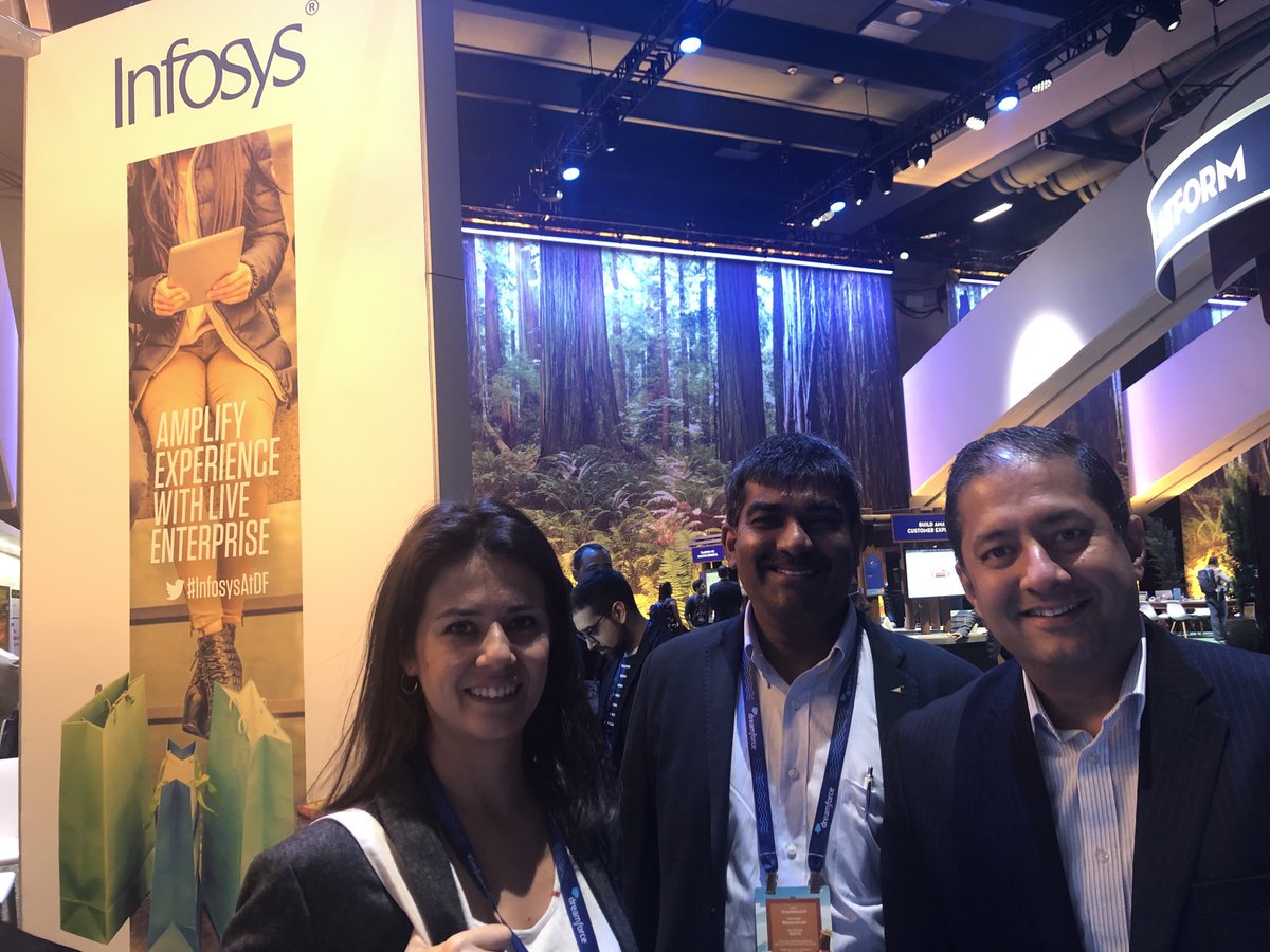 Proud to host ⁦<a href="/dihegde/">Dinesh</a>⁩ and Muge from ⁦<a href="/johnsoncontrols/">Johnson Controls</a>⁩ at #InfosysAtDF #DF19 ⁦<a href="/Infosys/">Infosys</a>USA⁩ ⁦<a href="/InfosysEvents/">InfosysEvents</a>⁩  ⁦@Infosys⁩ ⁦<a href="/salesforce/">Salesforce</a>⁩ ⁦<a href="/Dreamforce/">Dreamforce</a>⁩ #DigitalTransformation partner