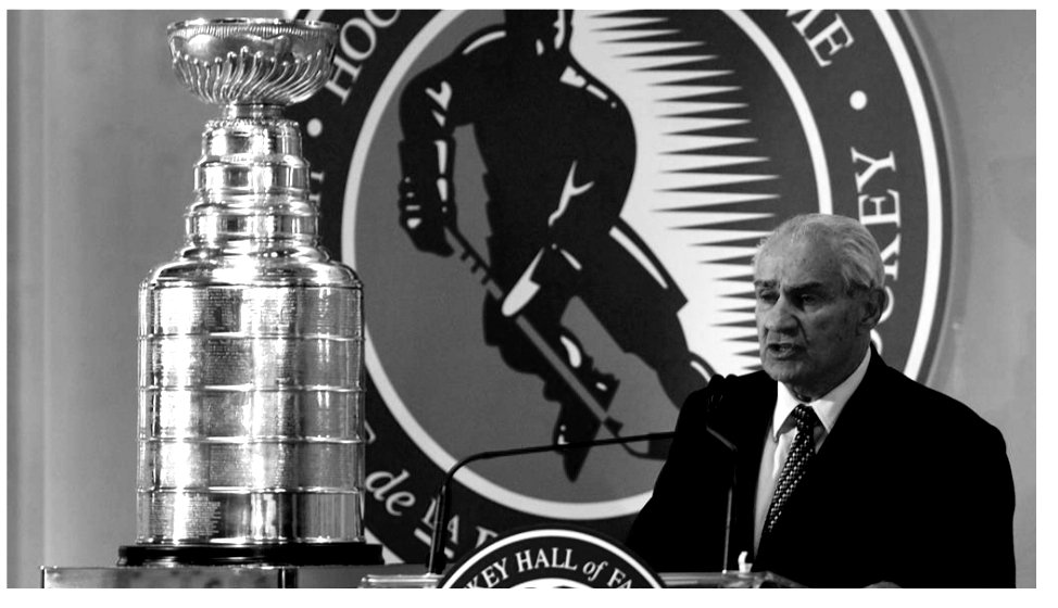 keeperofthecup's tweet photo. Great hockey person, better person! He loved everything about the game, the sport, the history and the #stanleycup @NHL renames GM trophy to Jim Gregory General Manager of the Year Award. @HockeyHallFame https://t.co/ZVeOwzkYRw