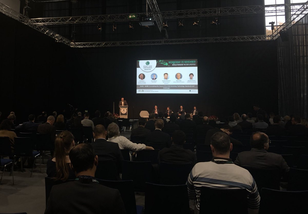 SpaceTechConf's tweet image. Thanks to all moderators and speakers and, of course, the audience for joining us today - we had another brilliant day! See you tomorrow for our Future Mission Enablers day, Smallsats downstream morning, the Testing theatre and the Future of SMEs in space! #SpaceTechExpo