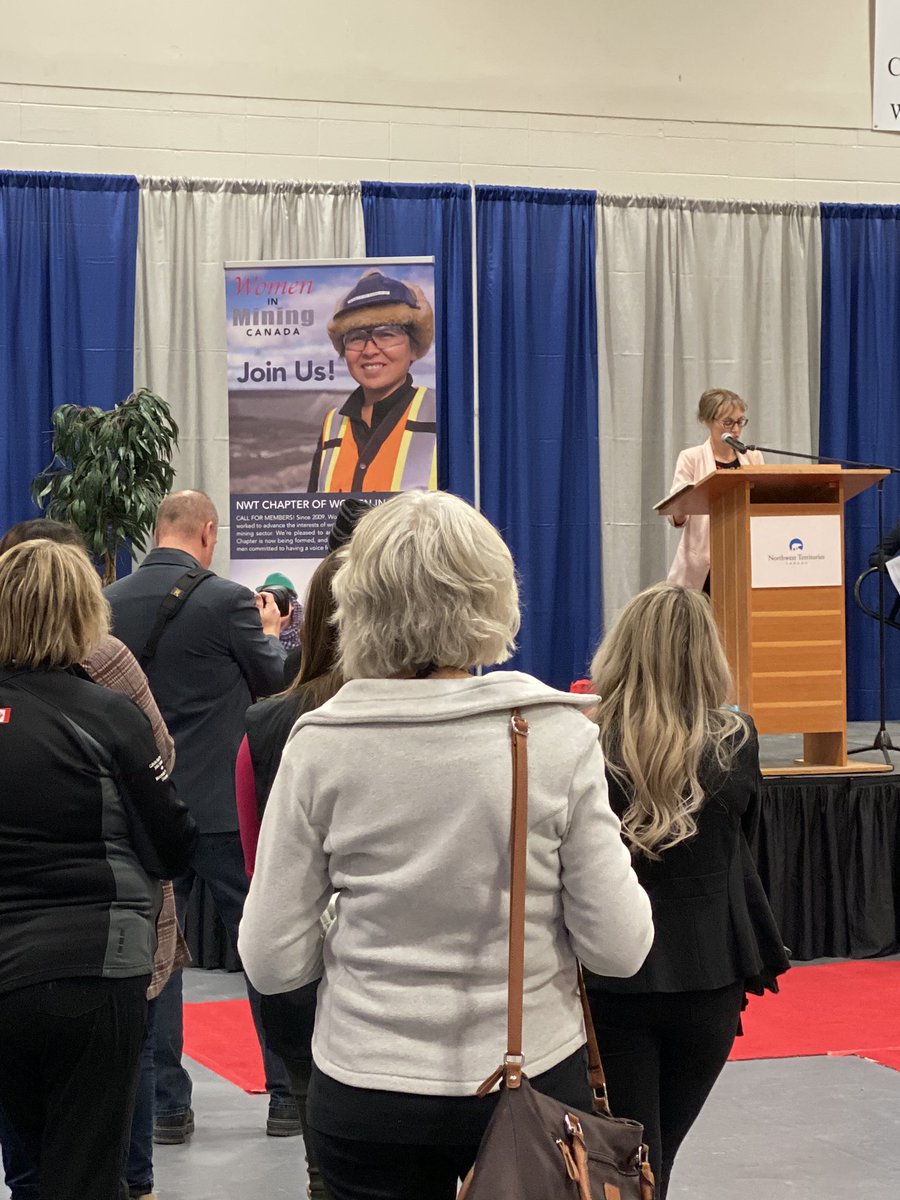 AMS_HQ's tweet photo. Announcing NWT Chapter of  #WomenInMining @ChamberNWT #Launch #Celebration #EducationalOpportunities #aVoiceForChange #RoleModels https://t.co/0qB7cvB0y3