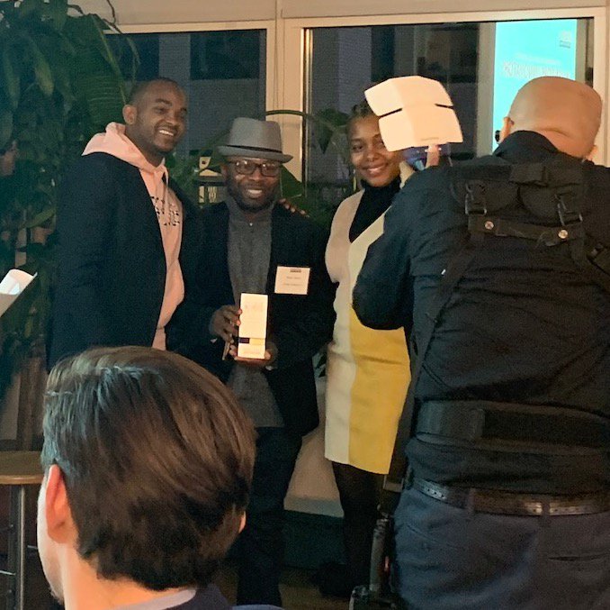boingo's tweet photo. Congrats to @boingo's Nosa Olomu for taking home the #DigitalDiversityNetwork Inventor/Innovator Award 🏆
We're so proud to have him on our team. #lifeatboingo https://t.co/s6aI5zNCze