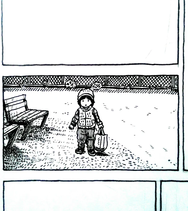 漫画、少しずつ描いてます。安定の1日1コマペース。進まないけど確実に進んでる。 