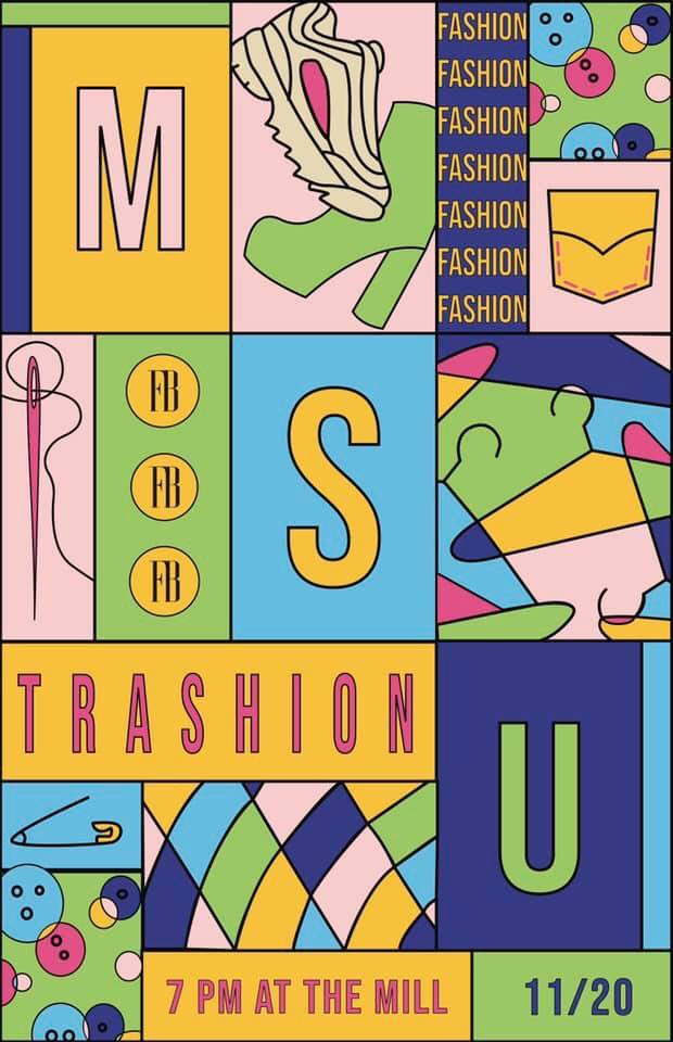 TONIGHT. TRASHION. THE MILL. 7PM.