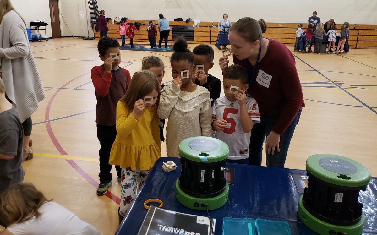 MrsPaden1st's tweet image. We &quot;Uncovered the Universe&quot; today with @COSI!! I had 2 Ss run up to me! &quot;Did you know it takes Mercury 88 days to go around the sun?!?! &amp;amp; the Earth a whole year?!?!?!&quot; &amp;amp; then they ran away to explore a new station! Awesome! @mrsnagaj @AndMpdne @StreetsboroES 💛🚀#rocketexplorers