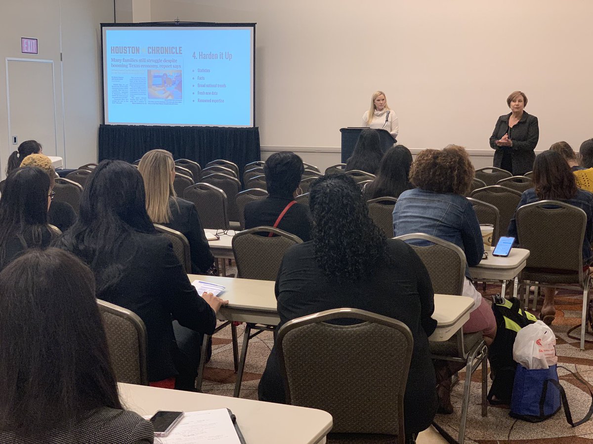 CenterPoint's tweet image. Cherri Carbonara from @CarbonaraGroup gave #nonprofit organizations tips on how to get their stories shared by the media at #PowerToolsHOU. Offer the media a story with real value, provide useful info and don’t oversell.