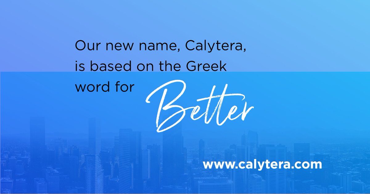 If you haven't started following our new home on Twitter <a href="/Calytera/">Calytera</a> - it's a great time to do so. We are launching a new series of GovTech Solutions papers today and the first is online!