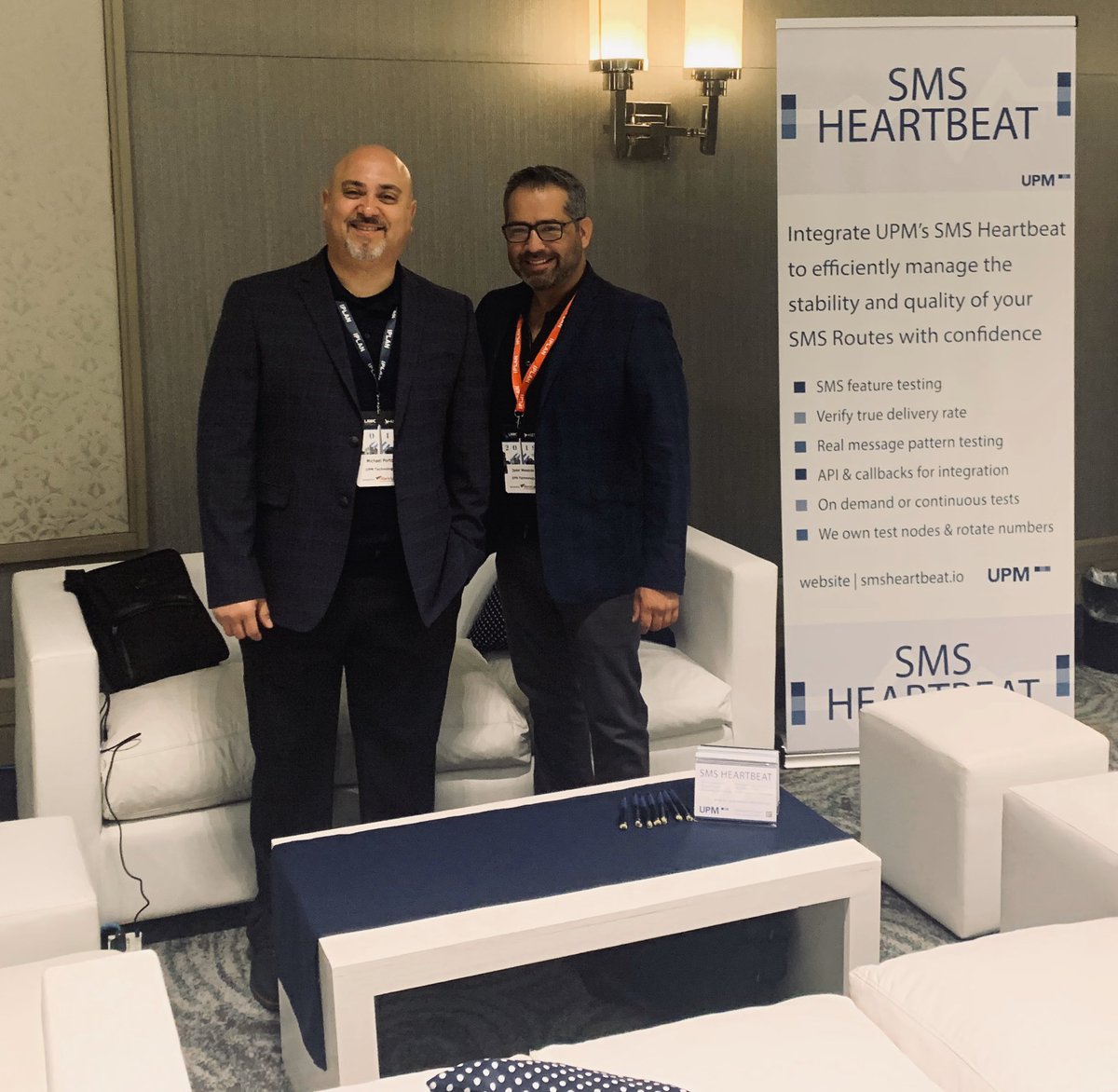 UPMSMSHeartbeat's tweet photo. UPM Proud Sponsor of LAWC in Buenos Aires, Argentina with @portom and @javiesocal. #teamupm #smsheartbeat #sms #lawc https://t.co/NRkXD8MzDu