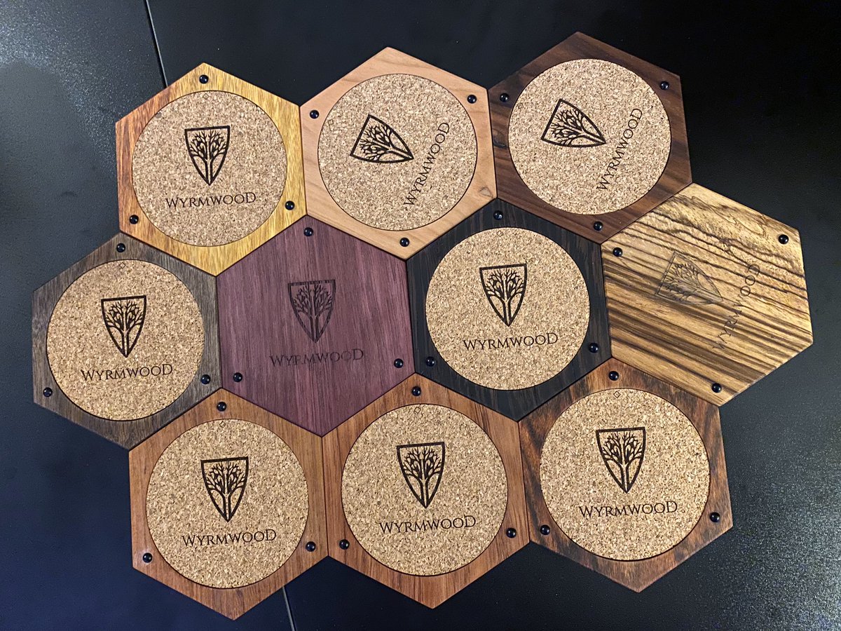 ConditionNerd's tweet photo. We “rolled the dice” when we #kickstarter our #wyrmwood #tabletoptiles and we couldn’t be happier with the results! https://t.co/wwHgkEr5jN