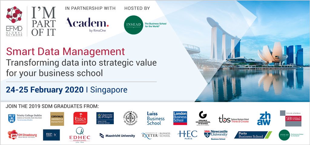 BSchool_Leaders's tweet image. The next edition will be delivered in Singapore, hosted by INSEAD. Hope to meet you there at the end of February. 

#businessschools #smartdata #smartdatamanagement #efmdnews #efmd #singapore #insead #professionaldevelopment  #managementdevelopment  #qualitymanagement